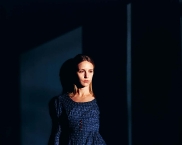 Untitled (Blue Dress, Blue Wall), San Francisco, CA, December, 2011